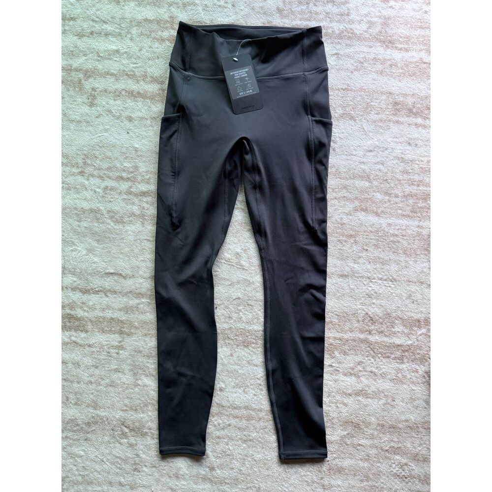Fabletics Anywhere Motion365+ High Waisted Pocket Leggings Gray S NWT